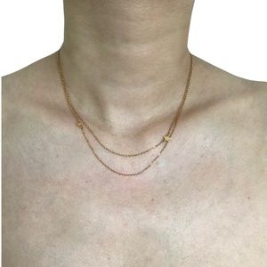 NWOT JENNIFER ZEUNER double star necklace